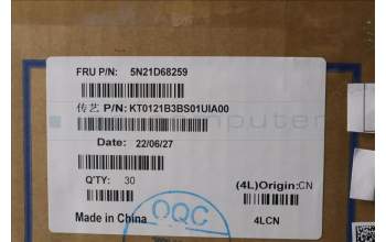 Lenovo 5N21D68259 NB_KYB CS22 FL TOP,BK-BL,TRI,EURO ENG