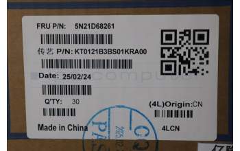 Lenovo 5N21D68261 Keyboard Internal, Korean, BackLight, Black, US