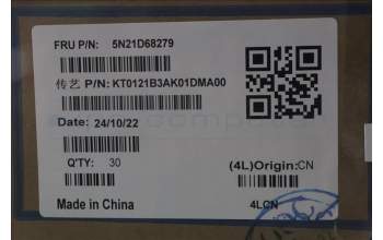 Lenovo 5N21D68279 Keyboard Internal, Danish, Non-BackLight, Black, UK