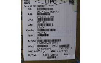 Lenovo 5N21D68314 Keyboard Internal, Belgian, BackLight, Grey, UK