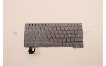 Lenovo 5N21D68318 Keyboard Internal, French, BackLight, Grey, US