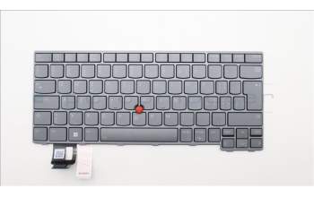 Lenovo 5N21D68367 Keyboard Internal, Swiss, BackLight, Grey, UK
