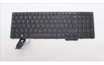 Lenovo 5N21D93629 Keyboard Internal, Norwegian, Black, Backlight, w/Number, UK