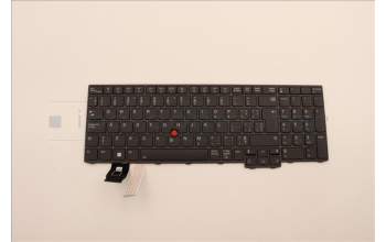 Lenovo 5N21D93645 Keyboard Internal, Canadian French English, Black, Backlight, w/Number, UK