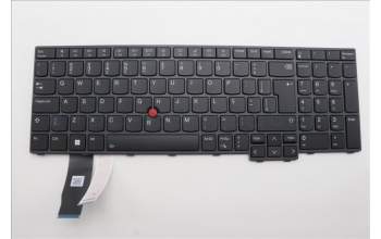 Lenovo 5N21D93690 Keyboard Internal, Portuguese, Black, Backlight, w/Number, UK
