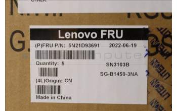 Lenovo 5N21D93691 NB_KYB CS22 NM TOP,BK-BL,LTN,ARA