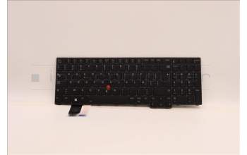 Lenovo 5N21D93692 Keyboard Internal, Belgian, Black, Backlight, w/Number, UK
