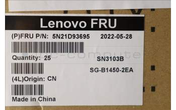 Lenovo 5N21D93695 NB_KYB CS22 NM TOP,BK-BL,LTN,SPA