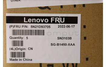 Lenovo 5N21D93705 Keyboard Internal, Russian, Black, Backlight, w/Number, US