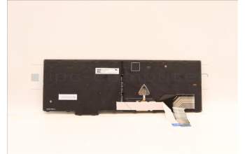 Lenovo 5N21D93709 Keyboard Internal, Turkish, Black, Backlight, w/Number, UK