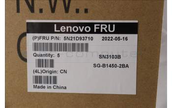 Lenovo 5N21D93710 NB_KYB CS22 NM TOP,BK-BL,LTN,UKE