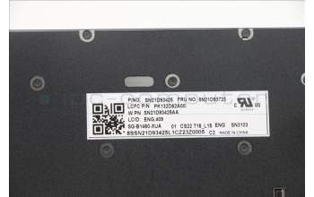 Lenovo 5N21D93723 NB_KYB CS22 NM TOP,BK-NBL,LTN,ENG