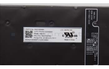 Lenovo 5N21D93762 NB_KYB CS22 NM TOP,BK-BL,PMX,058 FRA