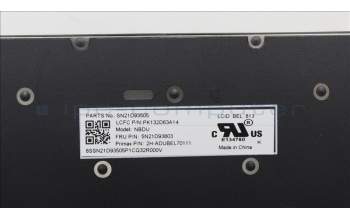 Lenovo 5N21D93803 NB_KYB CS22 NM TOP,BK-NBL,PMX,BEL