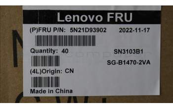 Lenovo 5N21D93902 NB_KYB CS22 NM TOP,GR-BL,LTN,JPN