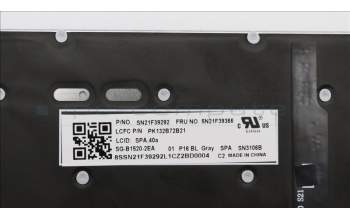 Lenovo 5N21F39366 NB_KYB CS22 P16 GR-BL,LTN,SPA
