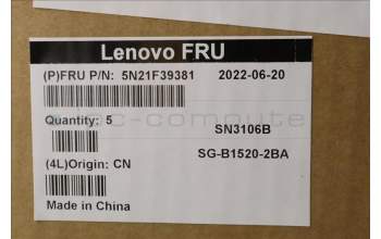 Lenovo 5N21F39381 NB_KYB CS22 P16 GR-BL,LTN,UKE
