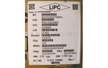 Lenovo 5N21H76854 NB_KYB SER2 KBD BK-BL,CHY,JPN