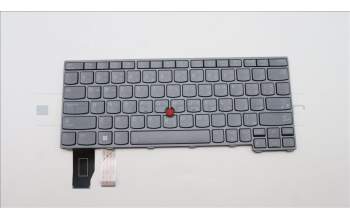 Lenovo 5N21H76878 Keyboard Internal, Arabic, Grey, Backlight, US