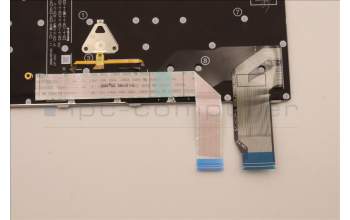 Lenovo 5N21H76880 Keyboard Internal, Belgian, Grey, Backlight, UK