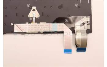 Lenovo 5N21H77018 Keyboard Internal, Czech/Slovak, Black, Non-Backlight, UK