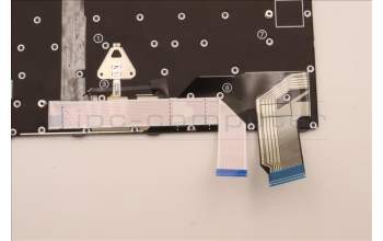 Lenovo 5N21H77091 Keyboard Internal, Estonian, Black, Backlight, UK