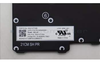 Lenovo 5N21H77254 NB_KYB SER2 KBD GR-BL,PMX,ARA