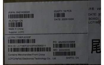 LENOVO 5N21K05020 Keyb T16/P16s G2 /P16v G1 /L15 G4 IT - BL