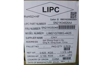 Lenovo 5N21K05048 Keyboard Internal, Bulgarian, Non-BackLight, UK