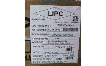 Lenovo 5N21K05067 Keyboard Internal, Japanese, Non-BackLight, JP