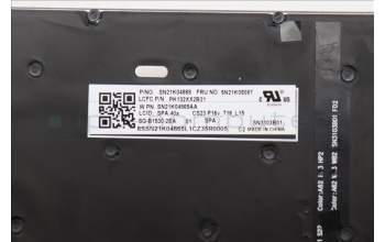 Lenovo 5N21K05087 NB_KYB CS23 NM TOP,BK-BL,LTN,SPA