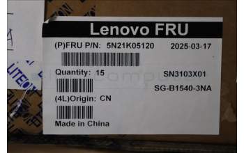 Lenovo 5N21K05120 Keyboard Internal, Arabic, Non-BackLight, US
