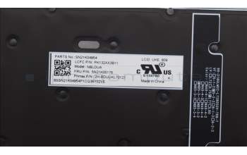 Lenovo 5N21K05176 NB_KYB CS23 NM TOP,BK-BL,PMX,UKE