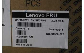 Lenovo 5N21K05495 Keyboard Internal, French, BackLight, US