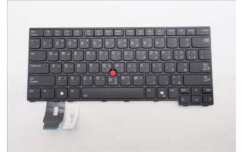 Lenovo 5N21M37910 Keyboard Internal, Arabic, Black, Backlight, US