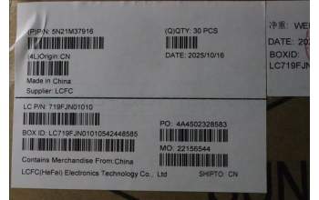 Lenovo 5N21M37916 Keyboard Internal, Bulgarian, Black, Backlight, UK