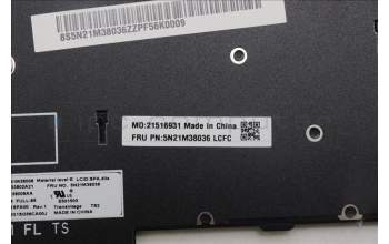 Lenovo 5N21M38036 NB_KYB 4C4TT50N-BK-TRI-SPA