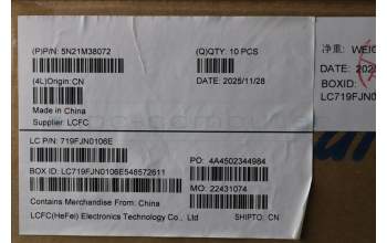 Lenovo 5N21M38072 NB_KYB 4C4TT50N-BK-TRI-SWE/FIN