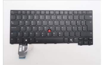 Lenovo 5N21M38183 Keyboard Internal, Slovenian, Black, Backlight, UK