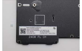 Lenovo 5N21M38487 Keyboard Internal, Swedish/Finnish, Black, Non-Backlight, UK