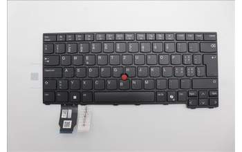 Lenovo 5N21M38489 Keyboard Internal, Swiss, Black, Non-Backlight, UK