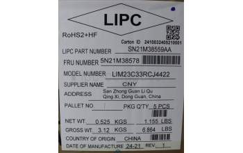 Lenovo 5N21M38578 Keyboard Internal, Traditional Chinese, Black, Backlight, US