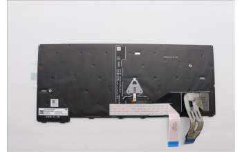 Lenovo 5N21M38588 Keyboard Internal, Canadian French English, Black, Backlight, UK