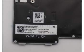 Lenovo 5N21M38648 Keyboard Internal, US English Euro, Grey, Backlight, US