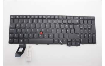 Lenovo 5N21M40108 Keyboard Internal, Norwegian, Black, Non-Backlight, w/Number, UK