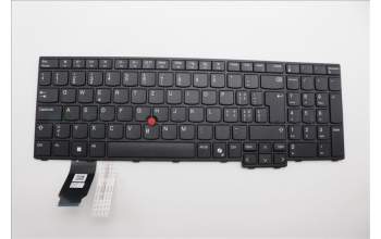 Lenovo 5N21M40122 Keyboard Internal, Swiss, Black, Non-Backlight, w/Number, UK