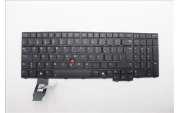 Lenovo 5N21M40157 Keyboard Internal, Canadian French 058, Black, Backlight, w/Number, UK