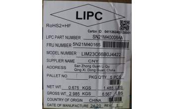 Lenovo 5N21M40165 NB_KYB 4C6TT50B-BK-CHY-BEL