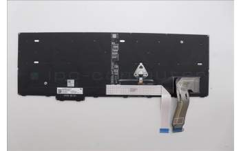 Lenovo 5N21M40189 Keyboard Internal, Portuguese, Black, Backlight, w/Number, UK