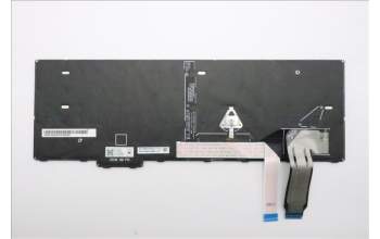 Lenovo 5N21Q49608 Keyboard Internal, UK English, Black, Backlight, w/Number